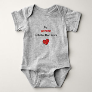 Body Para Bebê Roupa de cama para dia de as mães/dia de as mães