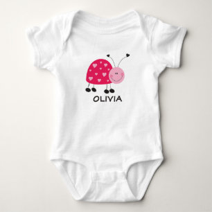 Body Para Bebê Roupa de Damybug Rosa