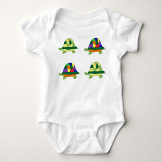 Body Para Bebê Roupa de tartarugas