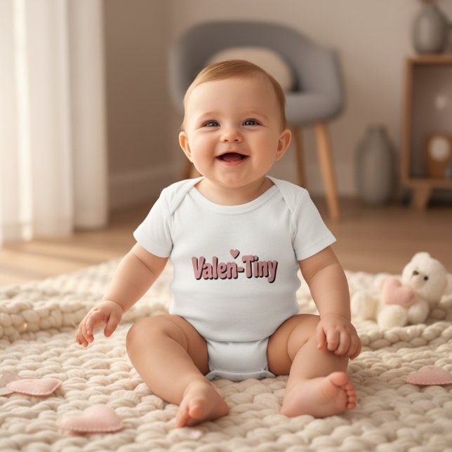 Body Para Bebê Roupa de Valentim-Tiny Fofa e Divertida para  (Criador carregado)