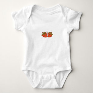 Body Para Bebê Roupa para bebês de morango