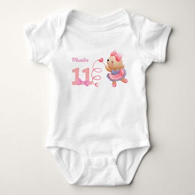 Body Para Bebê Roupa para bebês de onze meses (Frente)