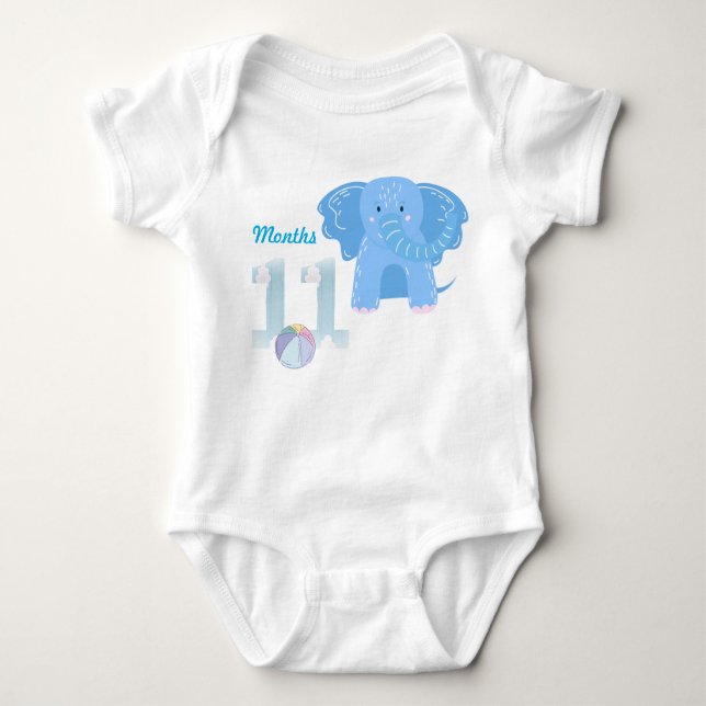 Body Para Bebê Roupa para bebês de onze meses (Frente)