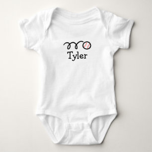 Body Para Bebê Roupa pessoal para bebês com beisebol