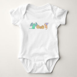 Body Para Bebê Roupas com grotescos de Halloween Pastel