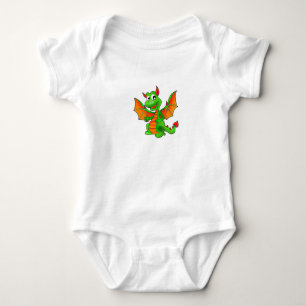 Body Para Bebê Roupas de Bebê - Bebê Dragão Soprador de Fogo