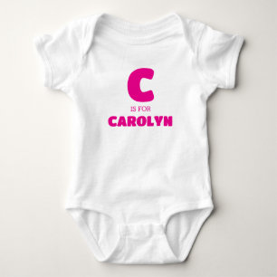 Body Para Bebê Roupas de bebê da letra C, macacão do bebê 