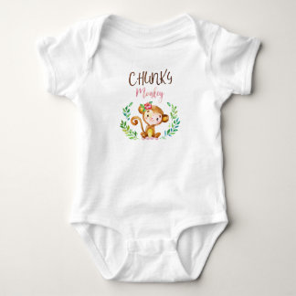 Body Para Bebê Roupas De Bebê De Macaco Chunky, Bebê Macaco