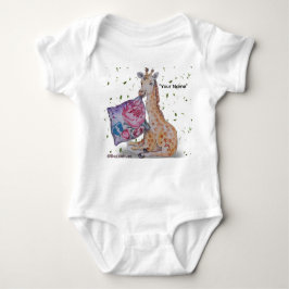 Body Para Bebê Roupas de Bebê do Tema da Nursera Giraffe