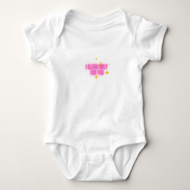 BODY PARA BEBÊ ROUPAS DE BEBÊ E BODYSUITS BRILHANTES (Frente)