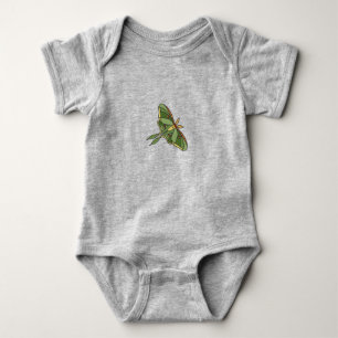 Body Para Bebê Roupas de Bebê Engraçadas de Mariposa Luna