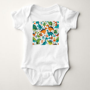 Body Para Bebê Roupas De Caracteres Dinossauros