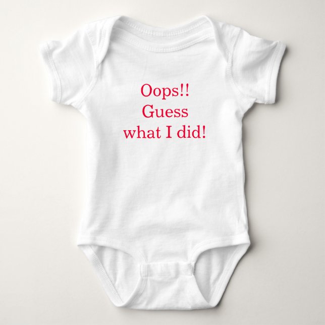 Body Para Bebê Roupas para bebês e bebês (Frente)