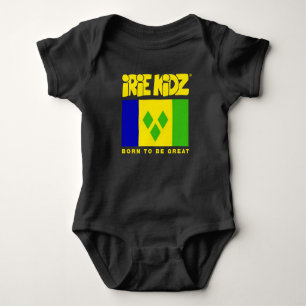 Body Para Bebê Rua RiE KiDZ®. Baby Bodysuit de Vincent Flag