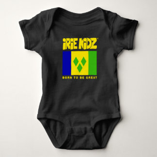 Body Para Bebê Rua RiE KiDZ®. Baby Bodysuit de Vincent Flag