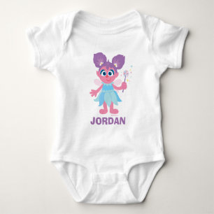 Body Para Bebê Rua Sésamo Abby Cadabby Personalizado