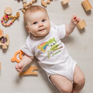 Body Para Bebê Ruas Bonitas. Costume De Coruja De Patricks