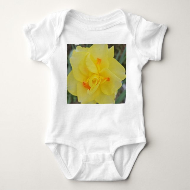 Body Para Bebê Ruffle Daffodil (Frente)
