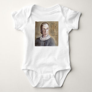 Body Para Bebê Ruth Bader Ginsburg & Citação