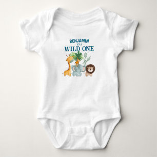 Body Para Bebê Safari Wild One