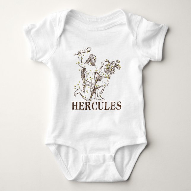 Body Para Bebê SAGACIDADES: Hercules (Frente)