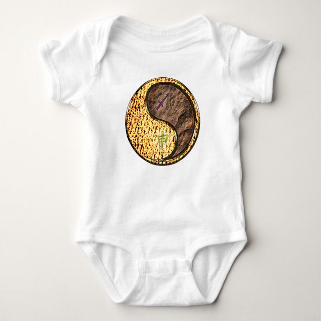 Body Para Bebê Sagitário & Macaco de Terra (Frente)