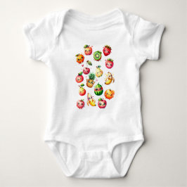 Body Para Bebê Salada de Frutas