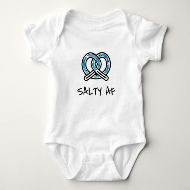 Body Para Bebê Salty AF - Bebê de roupas de cama (Frente)