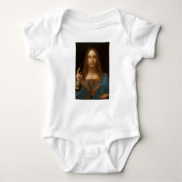 Body Para Bebê Salvator Mundi (Salvador do Mundo) (da Vinci)