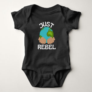 Body Para Bebê Salve nossa Extinção Planeta Rebeldia Cuidados Cli