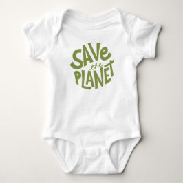 Body Para Bebê Salve o Planeta Eco Design
