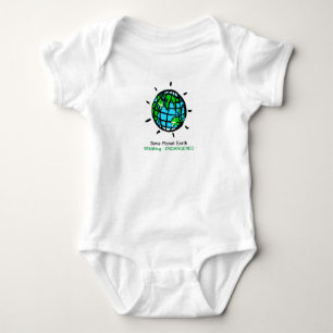 Body Para Bebê Salve o planeta Terra - Wildthing - Conservação -
