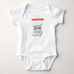 Body Para Bebê Sanduíche