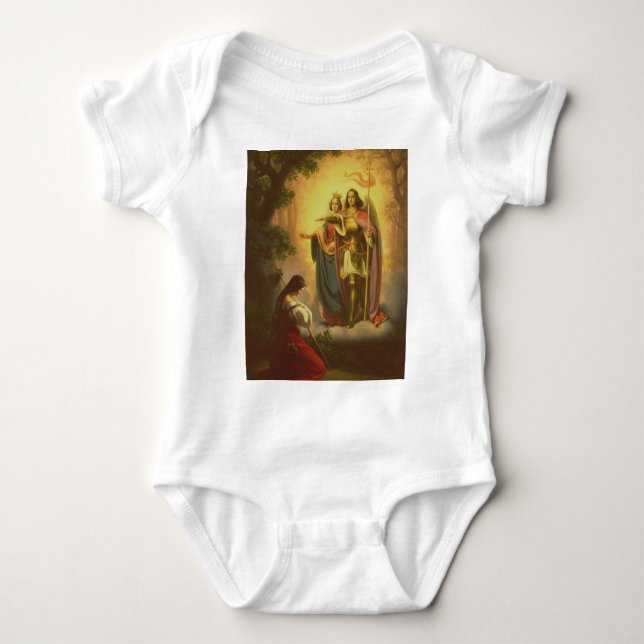 Body Para Bebê Santa Joana d'Arc (Frente)