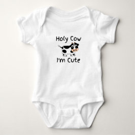 Body Para Bebê Santa vaca, sou uma garota bonita