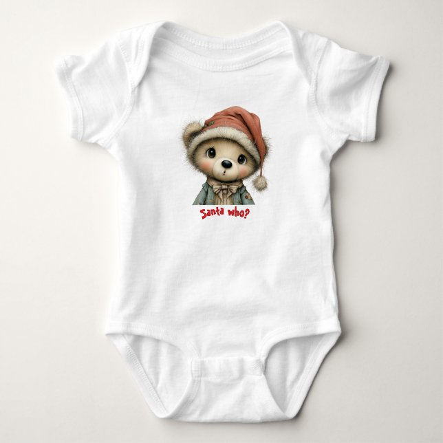 Body Para Bebê Santa Who? (Frente)