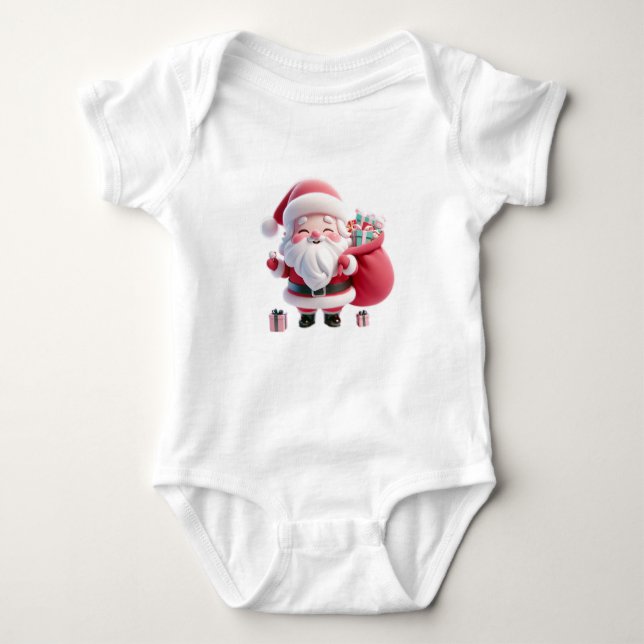 Body Para Bebê santaclaus (Frente)