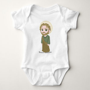 Body Para Bebê Santo Joseph Cute Católico