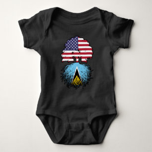 Body Para Bebê Santo Lucia Santo Lucian American Tree Roots