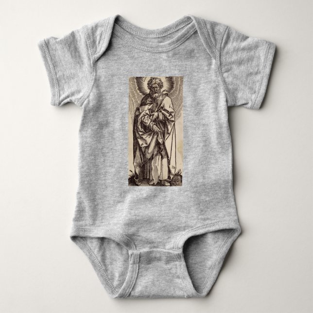 Body Para Bebê Santo Philip, o Apóstolo Jesus discípulo (Frente)