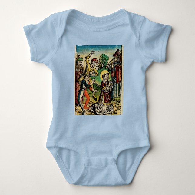 Body Para Bebê Santo Stephen Protomartyr First Martyr (Frente)