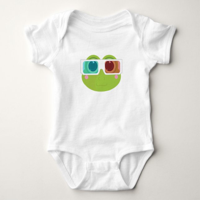 Body Para Bebê sapo 3D (Frente)