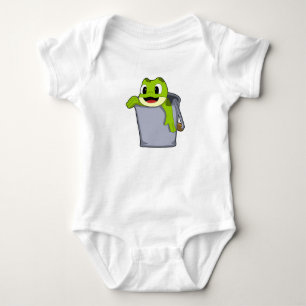 Body Para Bebê Sapo no Balde