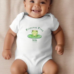 Body Para Bebê Sapo Princesa Bonita Personalizado