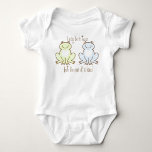 Body Para Bebê Sapo Twin Boys