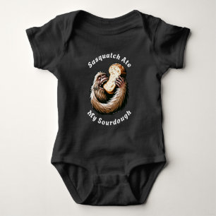 Body Para Bebê Sasquatch Comeu Minha Meia