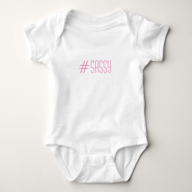 Body Para Bebê #SASSY Bodysuit (Frente)