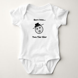 Body Para Bebê Satírica de Dois Campos Kier Babygro