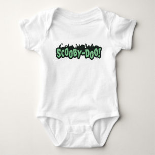 Body Para Bebê Scooby-Doo! Logotipo Silhouette Monster