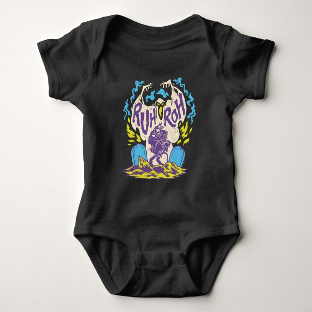Body Para Bebê Scooby-Doo | Ruh Roh Scooby & Shaggy (Frente)